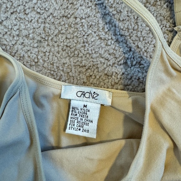 Cache Women’s Cream Tank Top‎ Size Medium - Picture 4 of 6